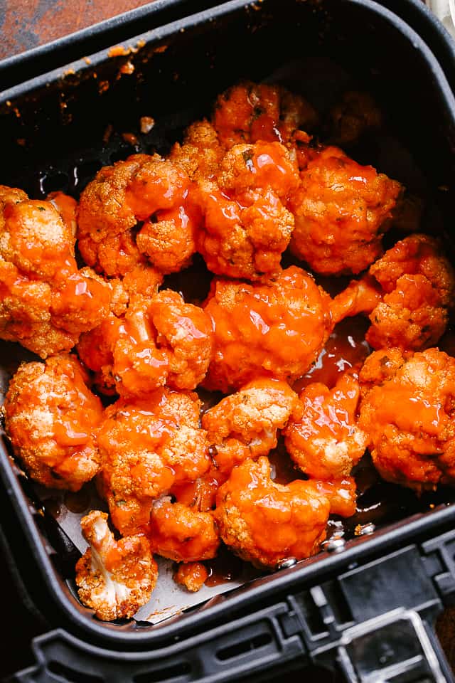 Air Fryer Buffalo Cauliflower Bites 