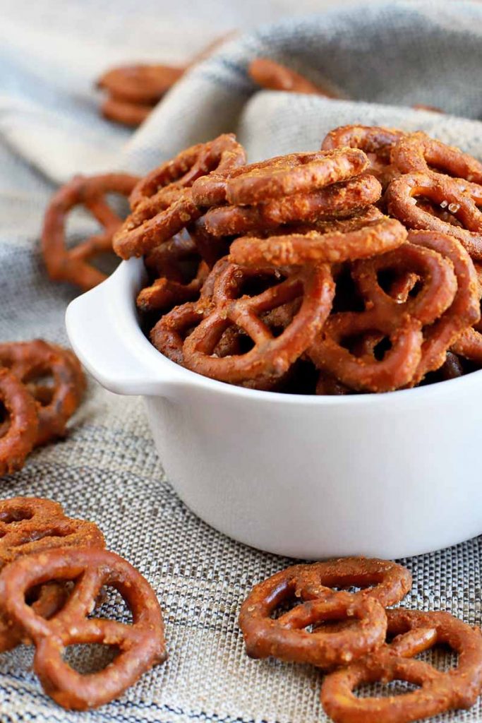 Spicy Buffalo Pretzels