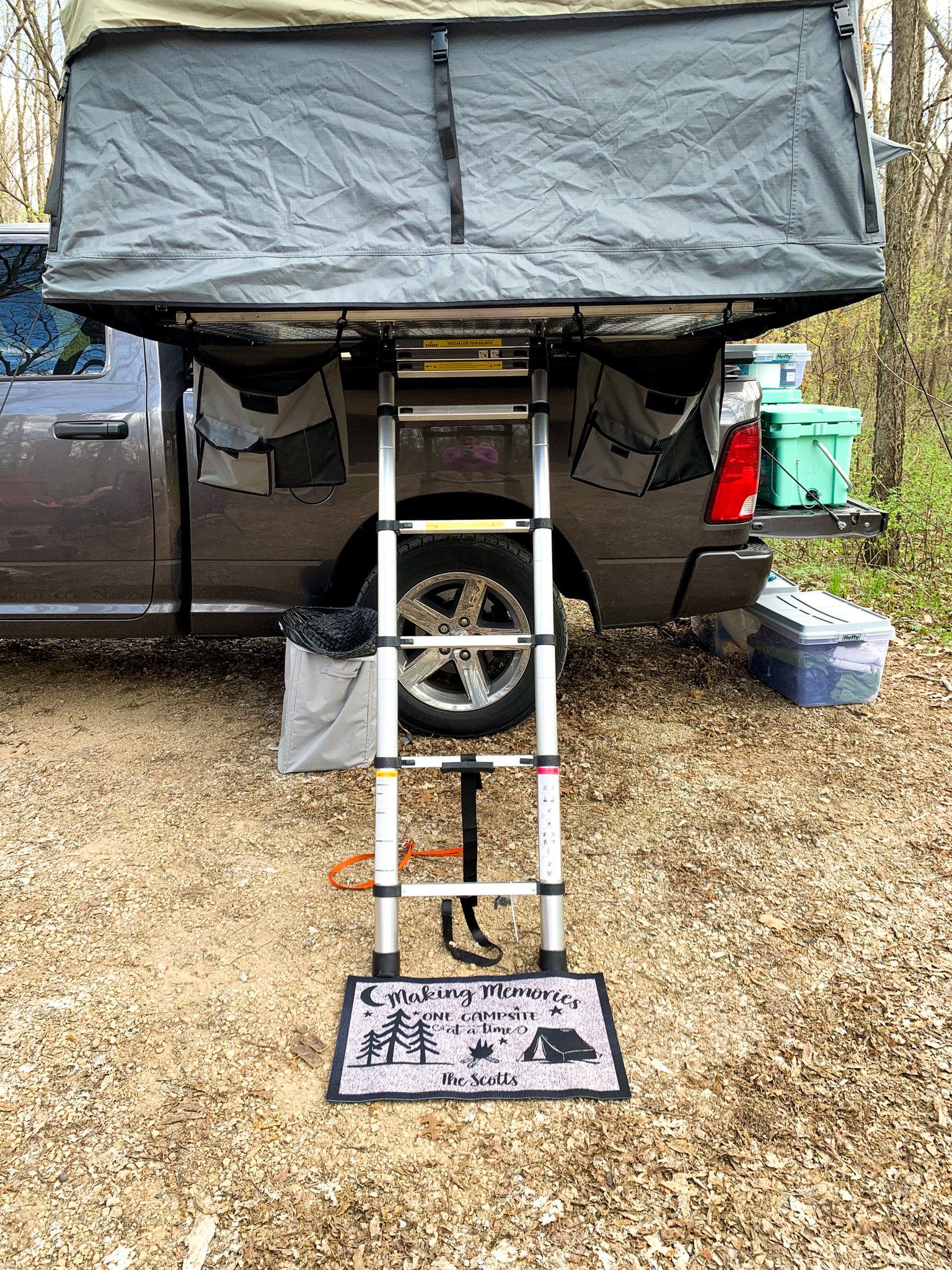 Rooftop Tent Ladder