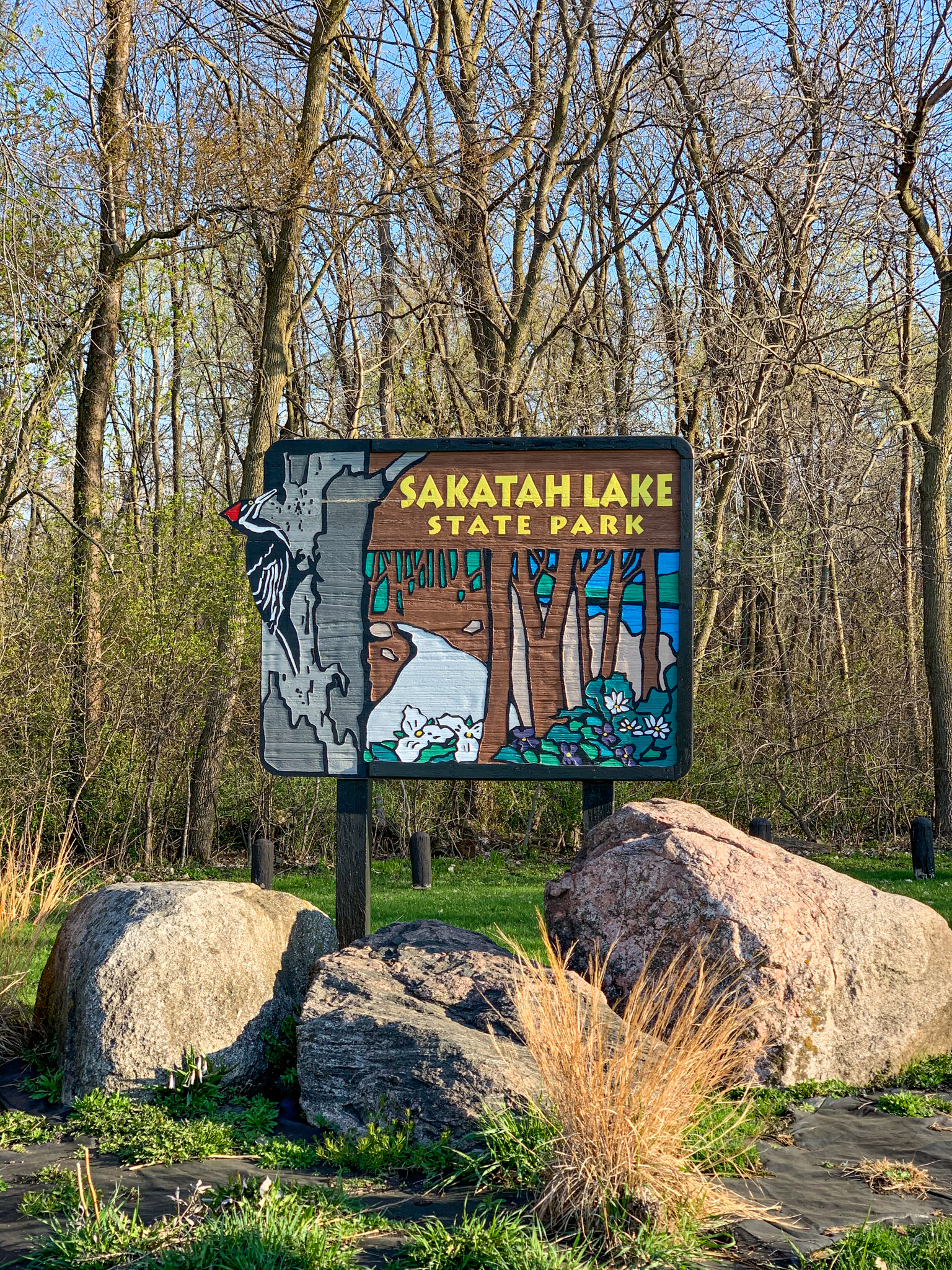 Sakatah Lake State Park Sign